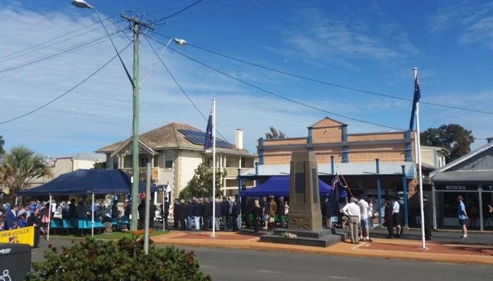 ANZAC Day ceremony in Bowraville 2019 showing continued community traditions